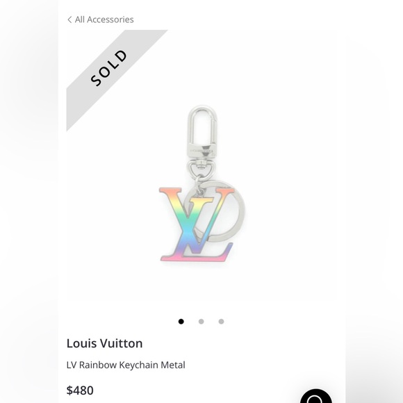Sold❌Louis Vuitton Porte Cles Rainbow Bag Charm Key Chain - Picture 6 of 6